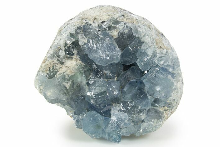 Sparkling Celestine (Celestite) Geode - Madagascar #344763